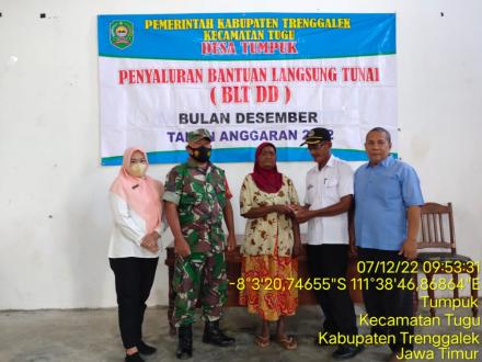 pembagian BLT DD bulan Desember 2022
